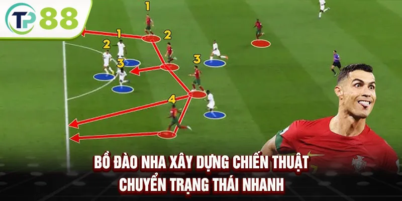 Bồ Đào Nha xây dựng chiến thuật chuyển trạng thái nhanh